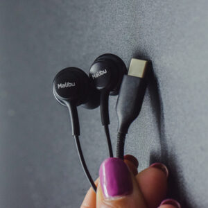 AURICULARES MALIBU CON CABLE FICHA TIPO C