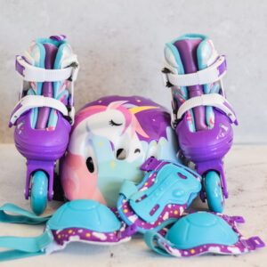 SET PATINES EN LINEA CON CASCO Y RODILLERA